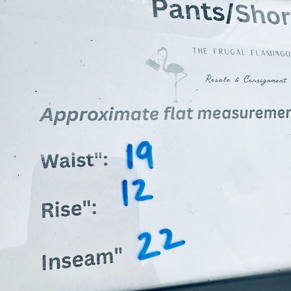 Talbots Paisley Pants 18WP Petite Plus Turquoise Blue Crop Stretch Cotton Capri - Picture 10 of 10